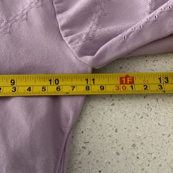 NWOT Free People Good Karma High Neck Layer Lavender XS/S Thumb Insert Active - Picture 5 of 7